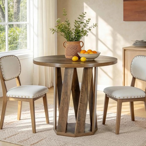 80cm round dining table - round,