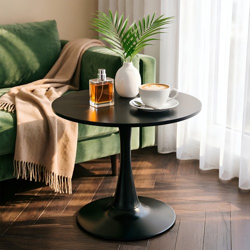 60cm wooden round dining table - 60cm,