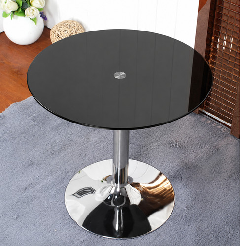 Small glass dining - dining, black