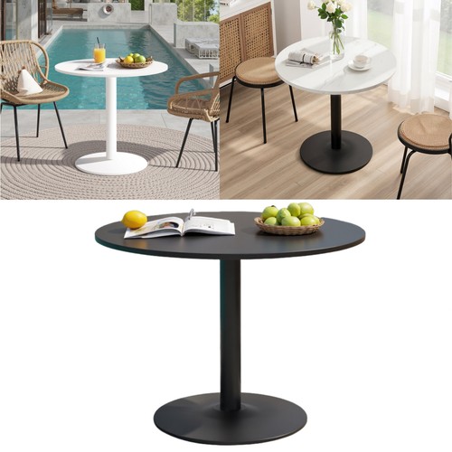 Round pedestal dining table - pedestal,