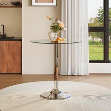 Round Dining Table Glass Home