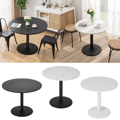 Black white round - round, dining