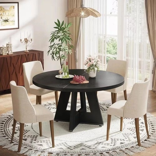 Round dining table - round, for