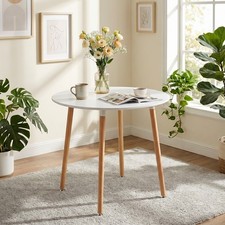 Round Dining Table 80cm,Modern