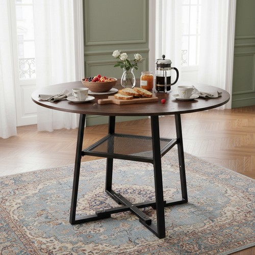 Round dining table for - dining, 4-6