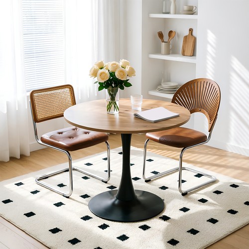70cm wooden round dining - 70cm, table
